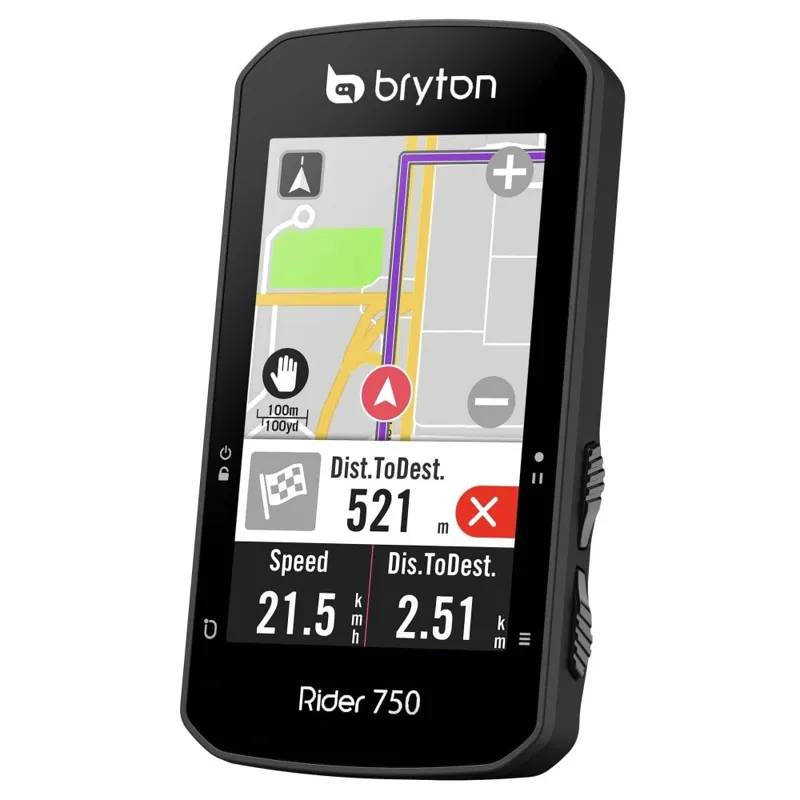 Bryton Rider 750t GPS Cycle Computer Bundle With Speed Cadence and Heart Rate Sensors-5